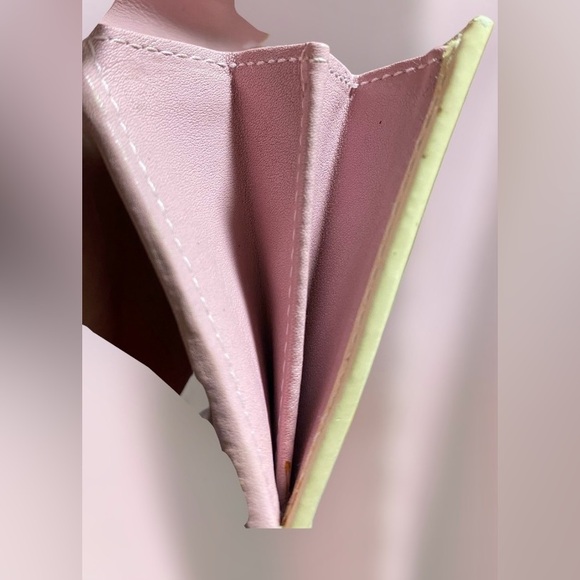 Christian Dior EUC Vintage Monogram Pink & Cream Trotter Compact Wallet - Picture 9 of 9